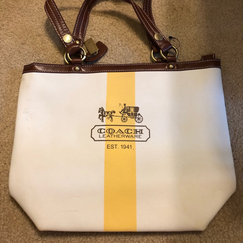Coach Yellow Bag
